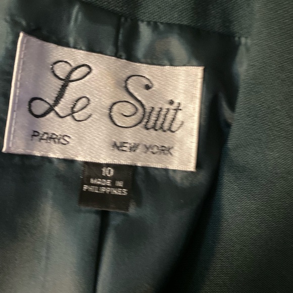 Le Suit 2 piece suit jacket and skirt women size 10 - Picture 13 of 14